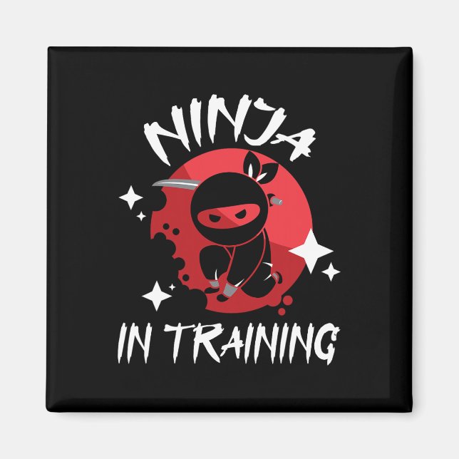 Ninja in Training - Karate Taekwondo Mixed Martial Magnet (Framsidan)