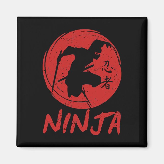 Ninja in Training Ninja Warrior obstacle Course Ka Magnet (Framsidan)