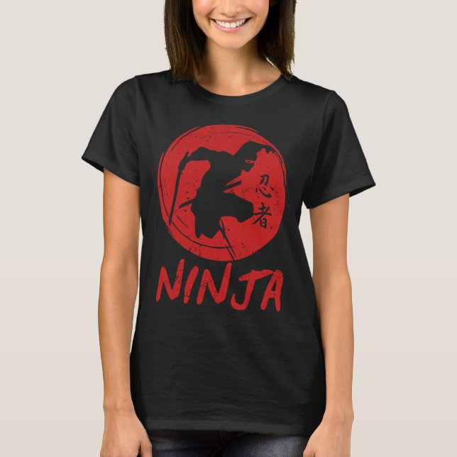 Ninja in Training Ninja Warrior obstacle Course Ka T Shirt (Framsida)