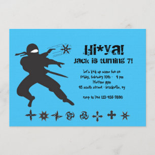 Ninja-inbjudan Inbjudningar