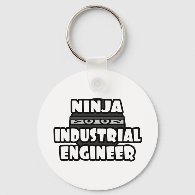 Ninja Industrial Ingenjör Nyckelring (Framsida)