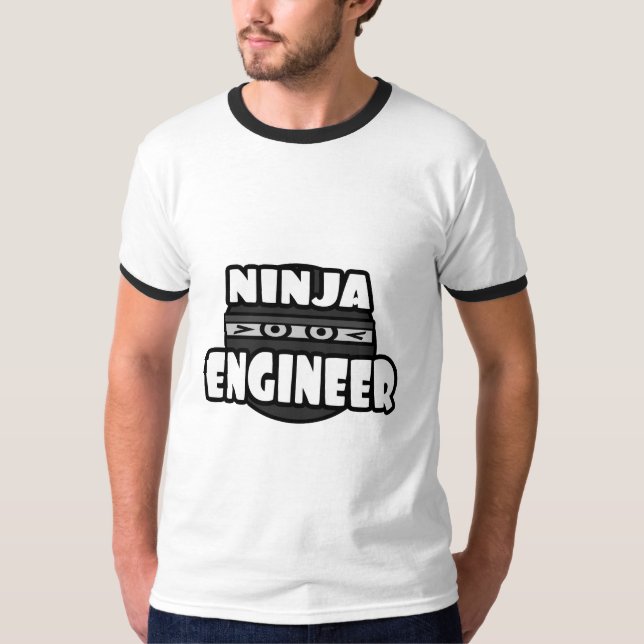 Ninja Ingenjör T Shirt (Framsida)