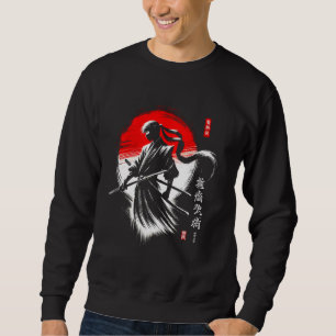 Ninja Japanska Samurai Japan Warrior Mamma Pappa K Lång Ärmad Tröja