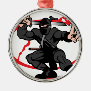 Ninja Julgransprydnad Metall