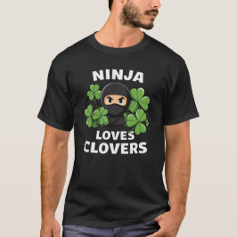 Ninja Kärlek Klöver T Shirt