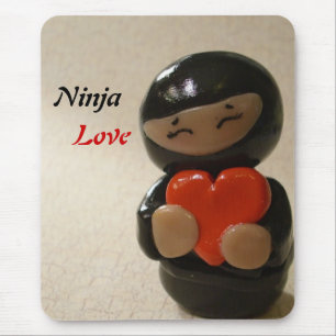 Ninja kärlek Mousepad Musmatta