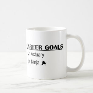 Ninja karriärmål - försäkringsstatistiker kaffemugg