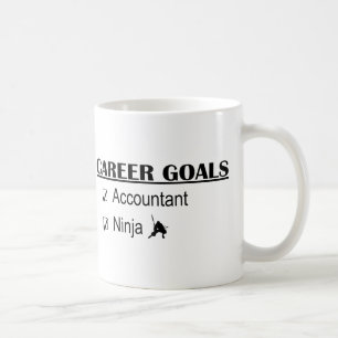 Ninja karriärmål - revisor kaffemugg