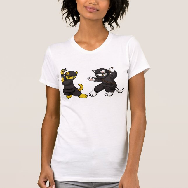 Ninja kattungar t-shirt (Framsida)