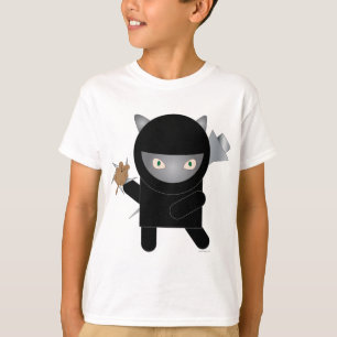 ninja kattunge Barns T-shirt