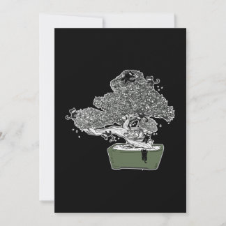 Ninja Kattunge Bonsai Träd japansk buddhist Zen