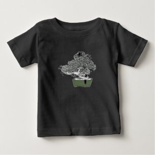 Ninja Kattunge Bonsai Träd japansk buddhist Zen T Shirt