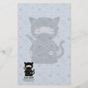 Ninja kattunge! Brevpapper