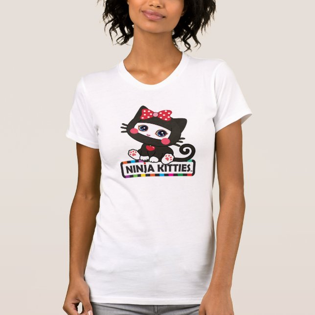 NINJA-KATTUNGET-tröja T-shirt (Framsida)