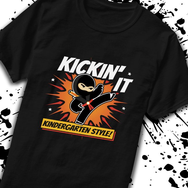Ninja Kindergartner - Back to school Kindergarten T Shirt (Skapare uppladdad)