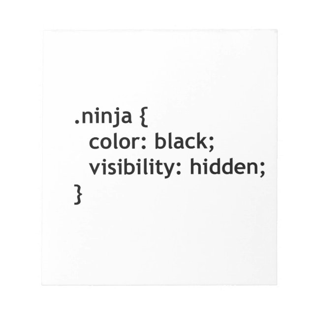 ninja-kod, skript anteckningsblock (Framsida)