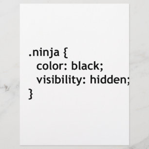 ninja-kod, skript brevhuvud