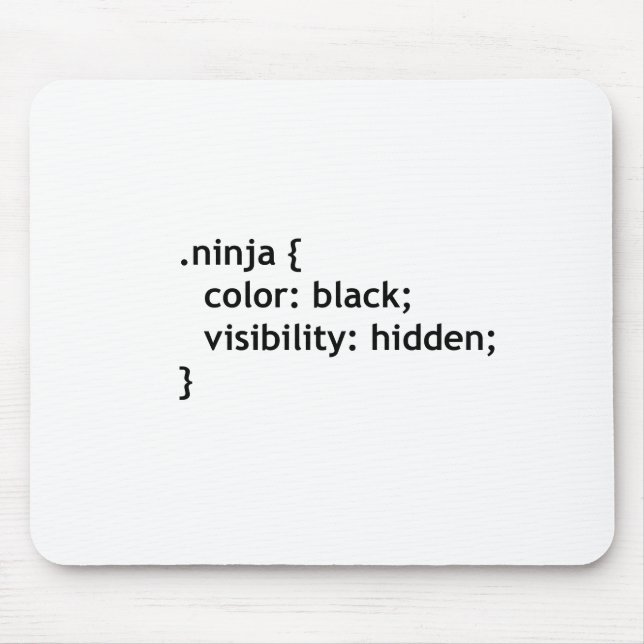 ninja-kod, skript musmatta (Framsidan)
