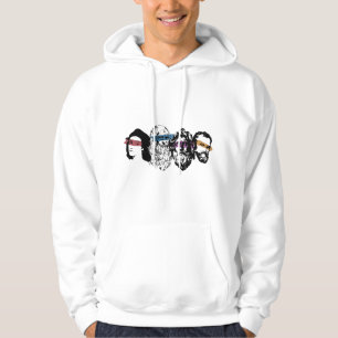 Ninja Konstnär Renässans Teckning Michelangelo Leo Hoodie