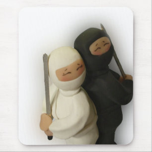Ninja kopplar ihop Mousepad Musmatta