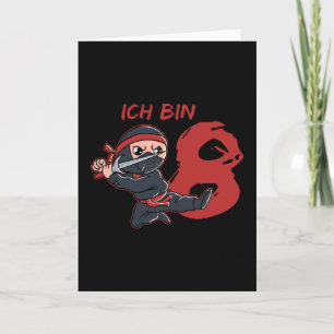 Ninja krigare jag är 8 år kort