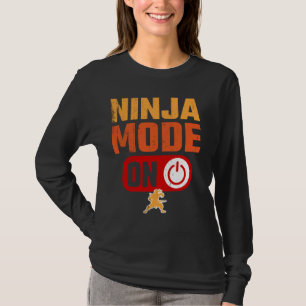 Ninja-läge på kristen eller funny t shirt