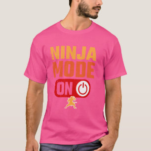 Ninja-läge på kristen eller funny t shirt
