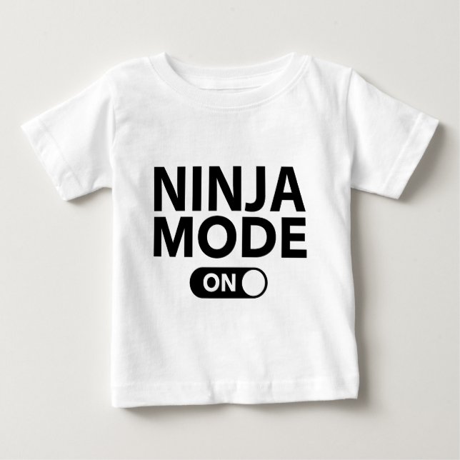 Ninja-läge på t shirt (Framsida)