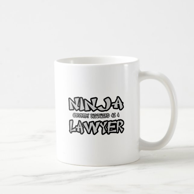 Ninja... Lawyer Kaffemugg (Höger)