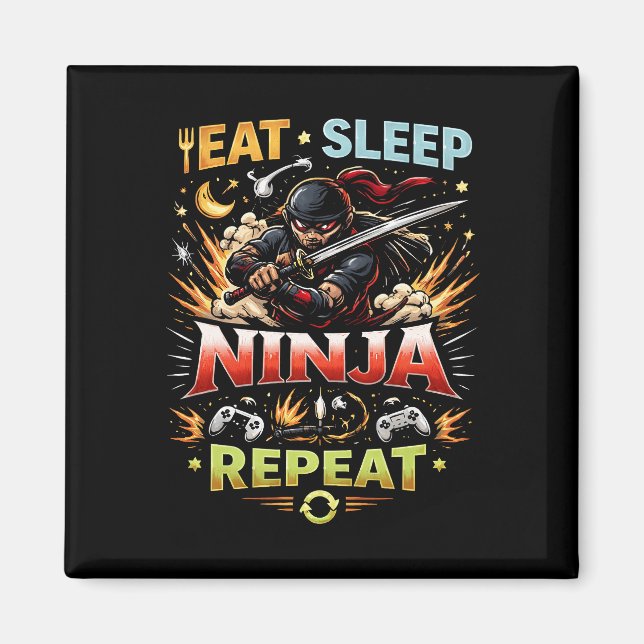 Ninja Livslinga Magnet (Framsidan)