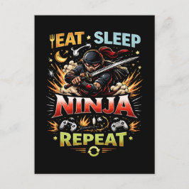 Ninja Livslöja Vykort