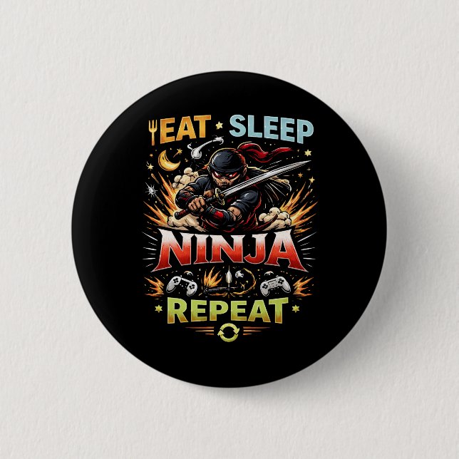 Ninja Livsslinga Knapp (Framsida)