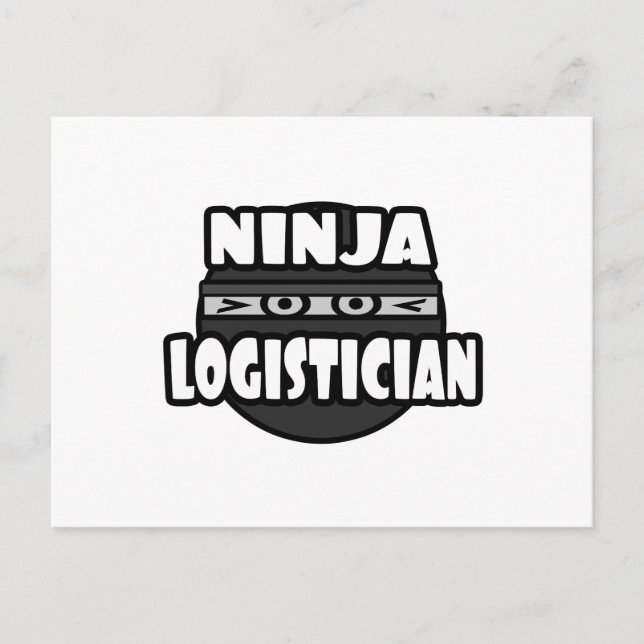 Ninja Logistician Vykort (Framsida)
