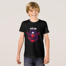 Ninja-logotyp – djärvt krigaremblem