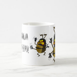 Ninja loppor kaffemugg