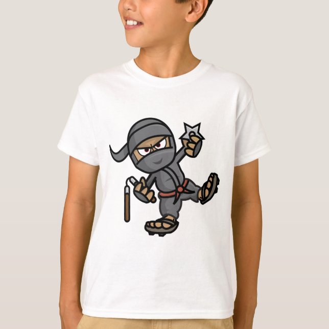 Ninja lurar T-tröja T-shirt (Framsida)