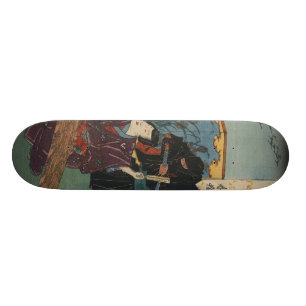 Ninja-målning cirka 1853 skateboard bräda 20 cm