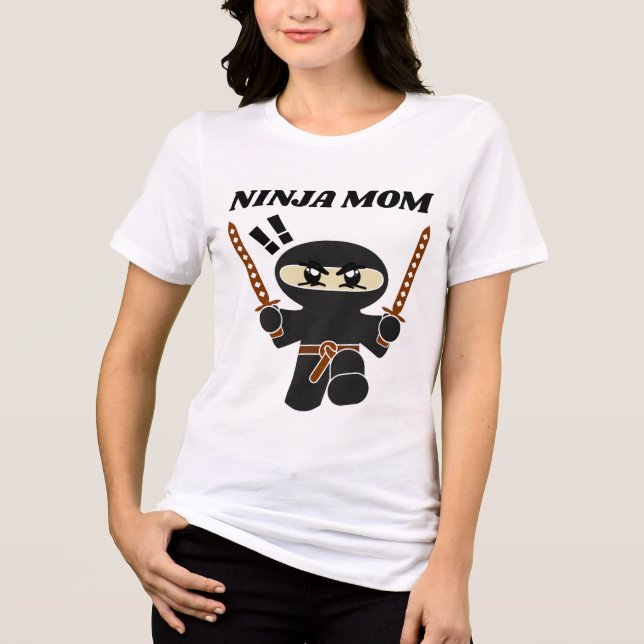 NINJA MAMMA morsdags T-Shirt (Framsida)