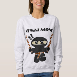 NINJA MAMMA ROLIG T-SHIRT SWEATSHIRT