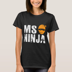 Ninja - Många Sclerosis Support Awareness Fight T Shirt