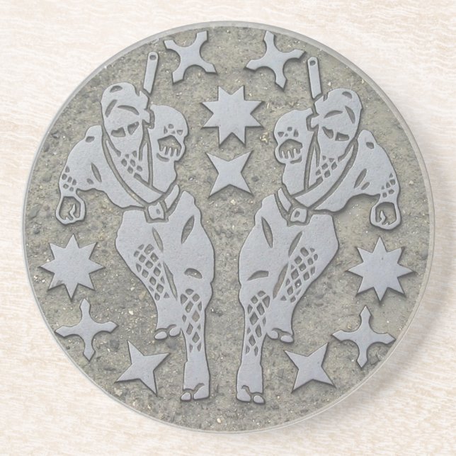 Ninja Manhål Underlägg Sandsten (Framsidan)