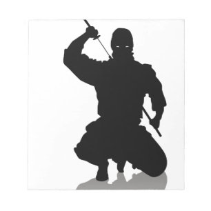 Ninja med Sword Anteckningsblock