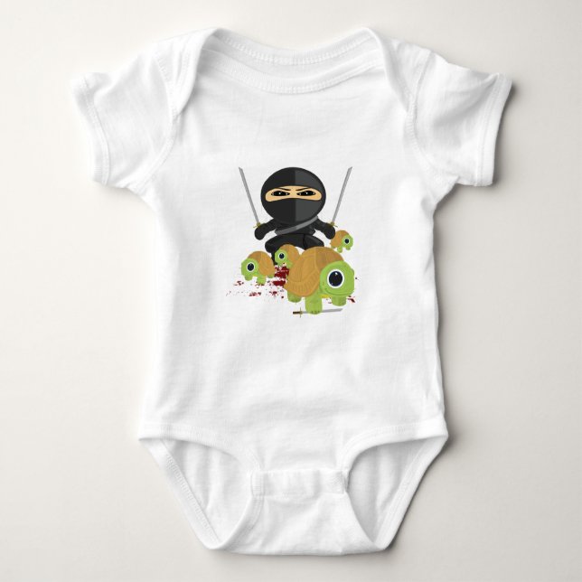 Ninja med Turtles T Shirt (Framsida)