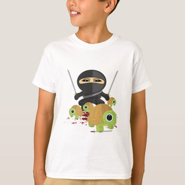 Ninja med Turtles Tee Shirt (Framsida)