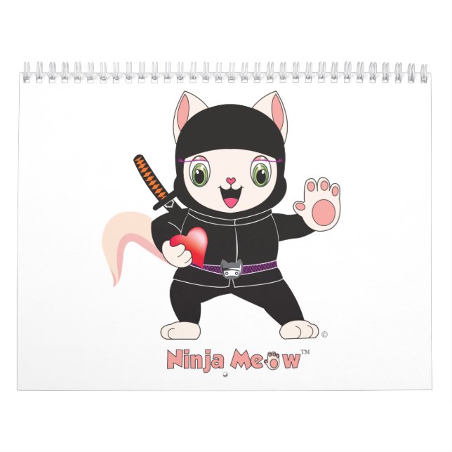 Ninja MEOW™ kalender (Omslag)
