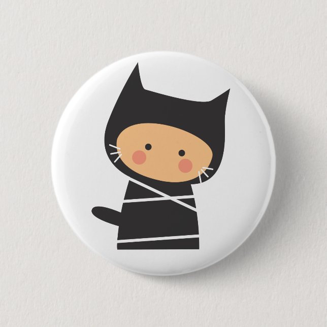 Ninja Mew Mew knäppas Knapp (Framsida)