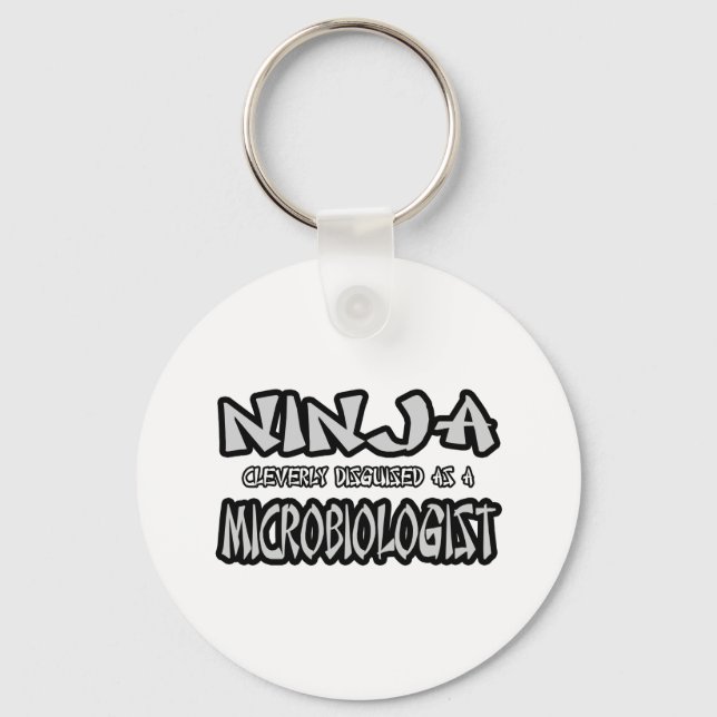 Ninja.. mikrobiolog nyckelring (Framsida)
