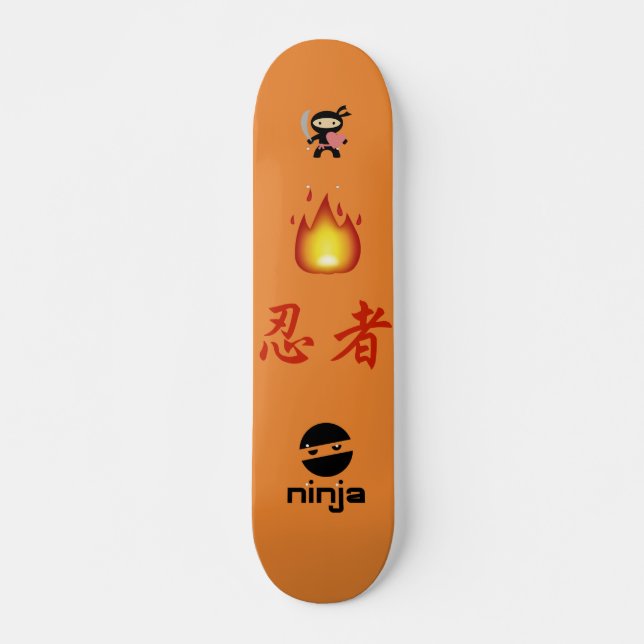 Ninja Mini Skateboard Bräda 18,5 Cm (Framsida)