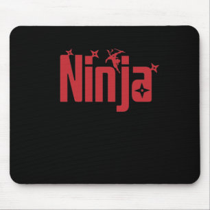 Ninja mit Wurfsternen Musmatta