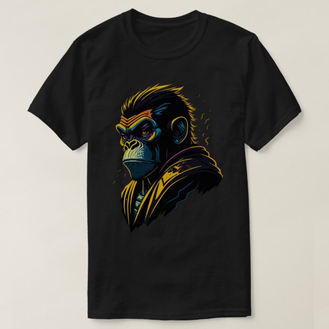 Ninja monkey t shirt (Design framsida)